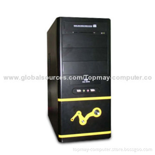 Desktop Computer Case, Made of 0.5mm SECC/SGCC, Measures 38.5 x 18.5 x 41.3mmNew